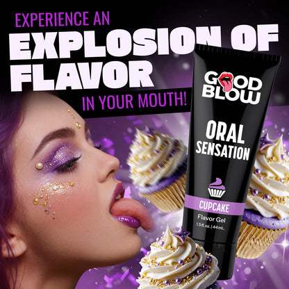 Oral Sensation Cupcake Flavor Gel