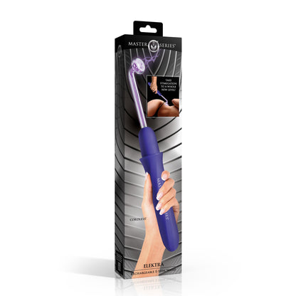 Elektra Rechargeable E-stim Wand - Purple