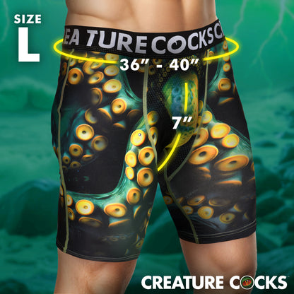 Creature Wear Monstropus Tentacled Monster Boxer Shorts - Large