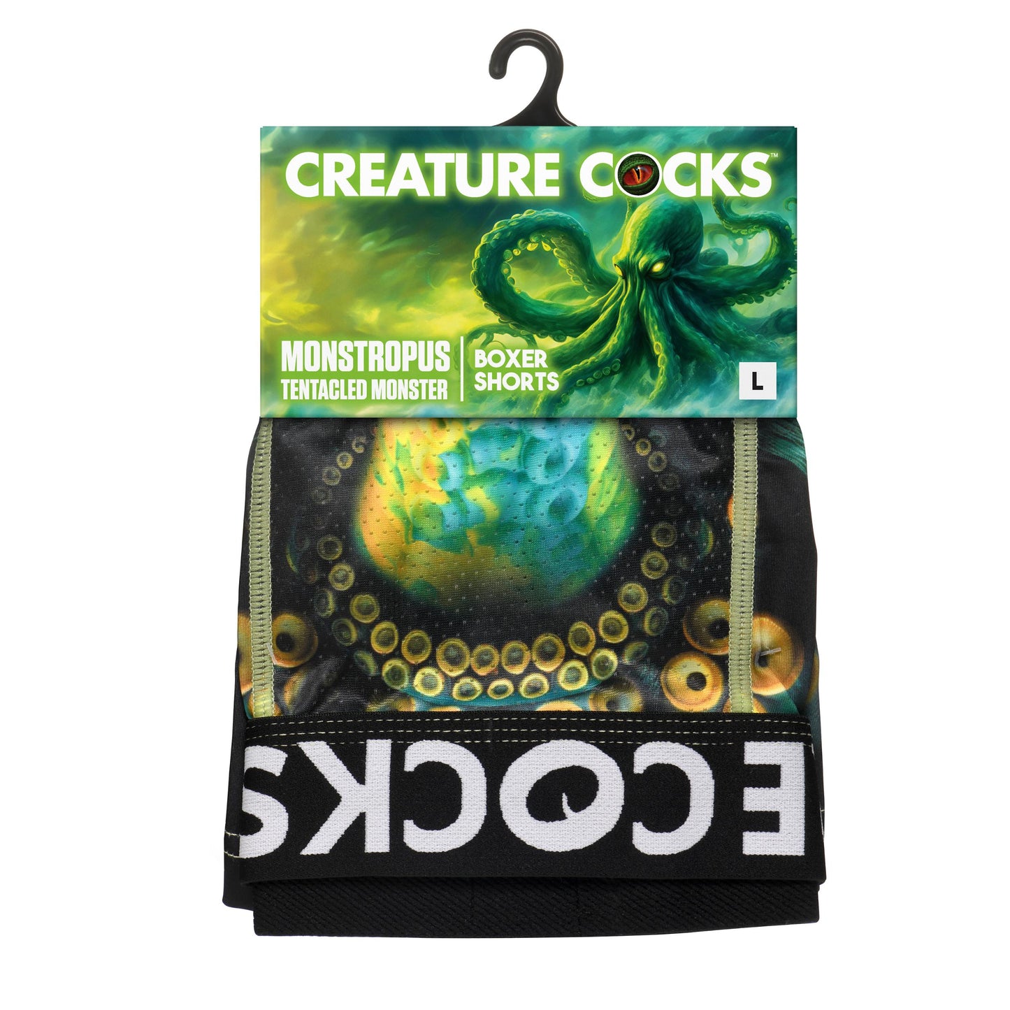 Creature Wear Monstropus Tentacled Monster Boxer Shorts - Large