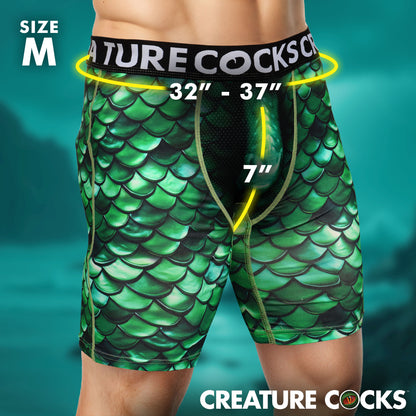 Creature Wear Cockness Monster Lake Creature Boxer Shorts - Medium
