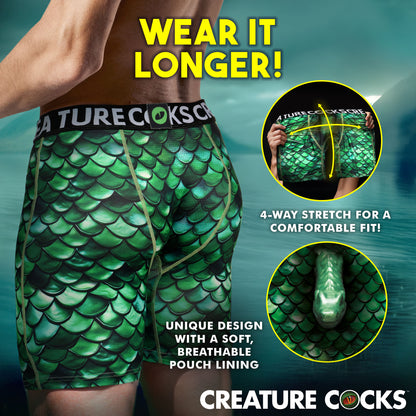 Creature Wear Cockness Monster Lake Creature Boxer Shorts - Medium