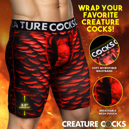 Creature Wear Horny Devil Demon Boxer Shorts - Medium