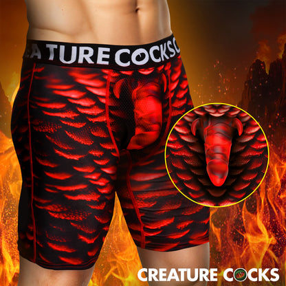 Creature Wear Horny Devil Demon Boxer Shorts - Small
