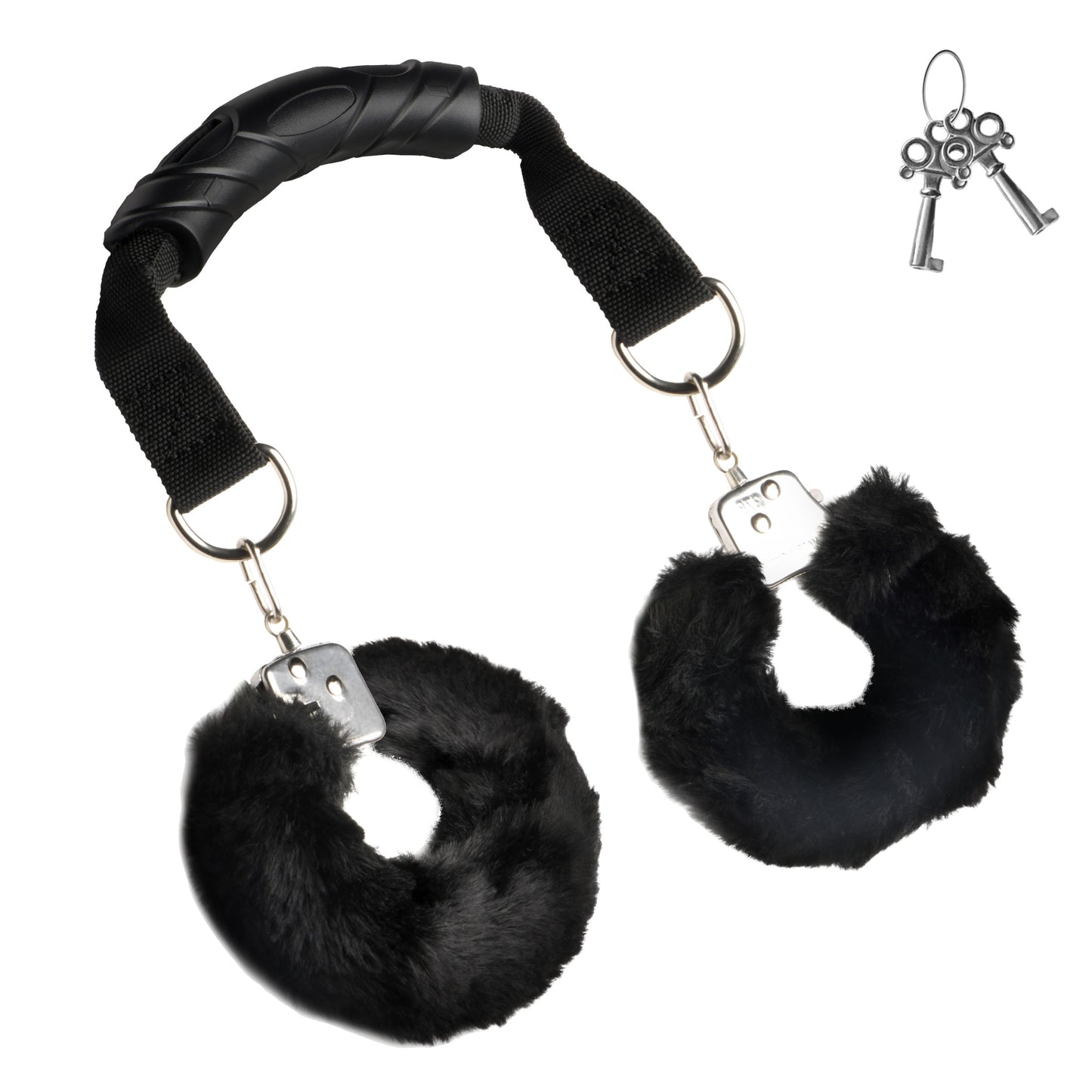 The Handler Furry Handcuffs With Handle