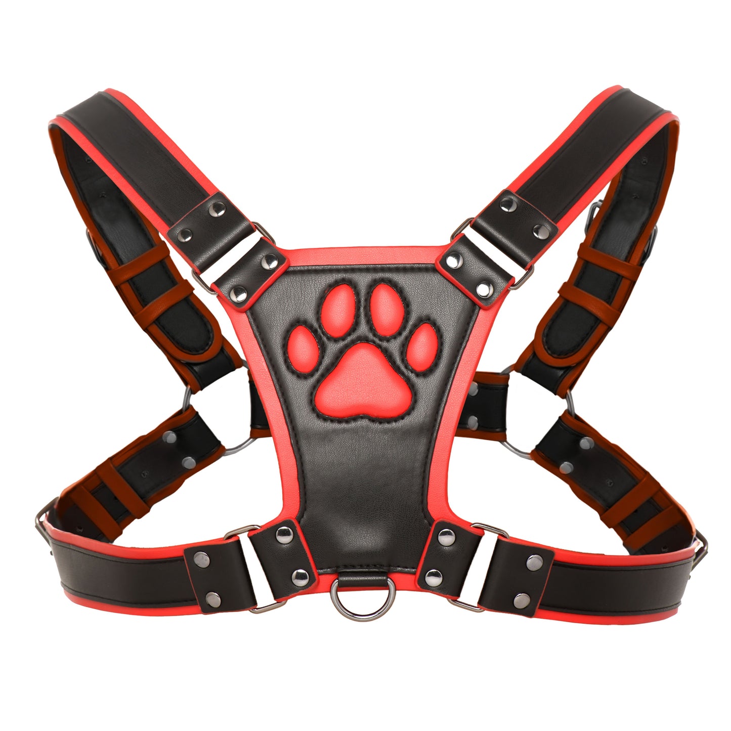 Alpha Pup Bulldog Harness - Red