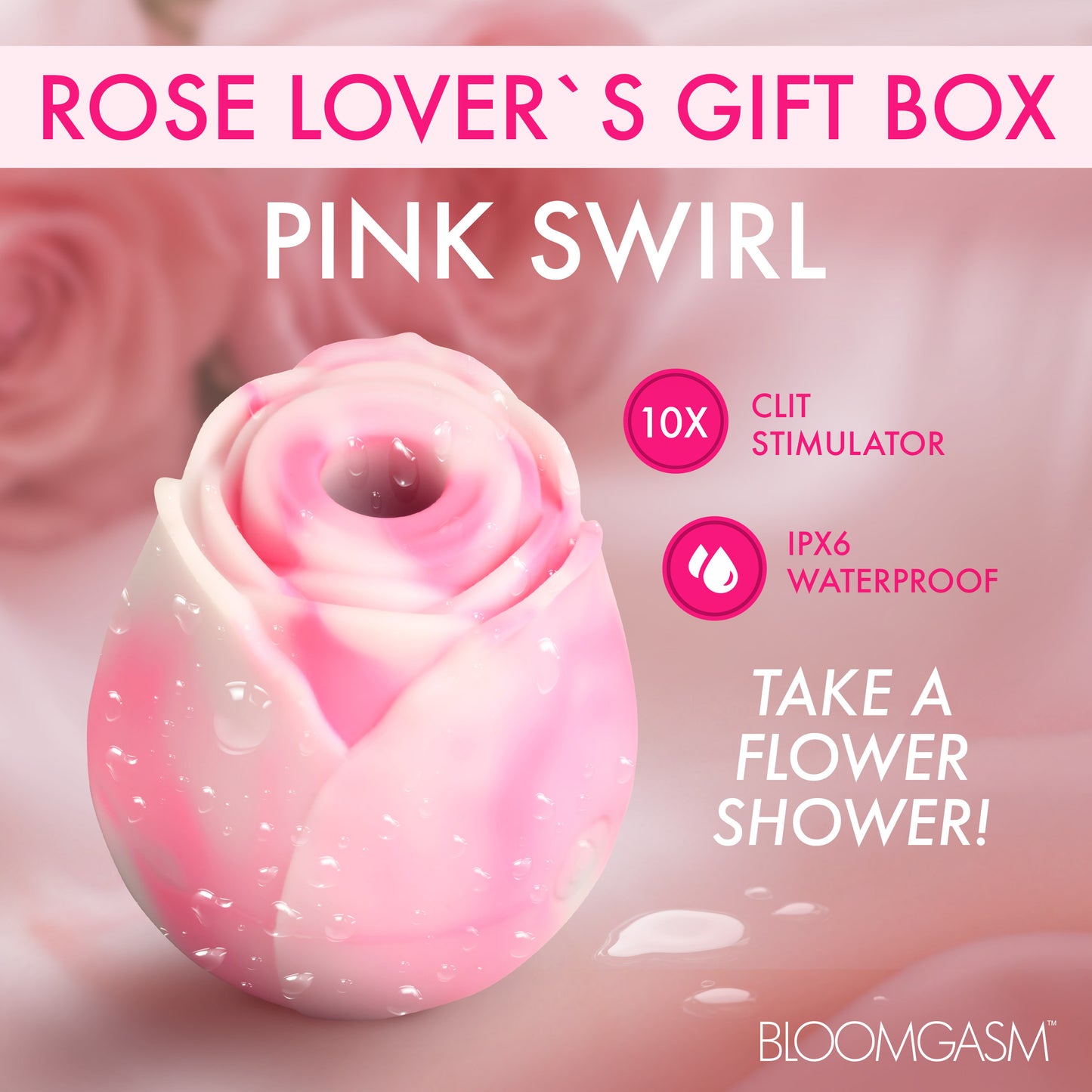 The Rose Lovers Gift Box - Pink Swirl