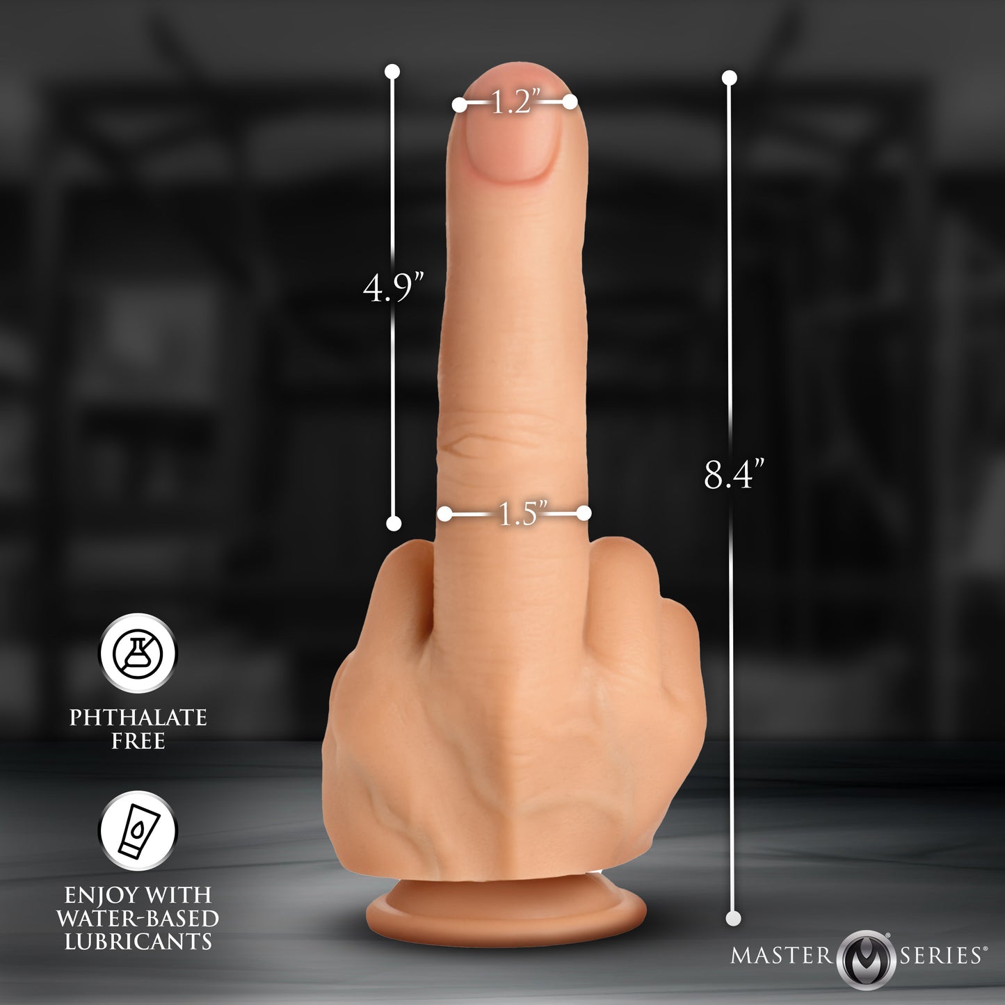 The Finger Silicone Dildo
