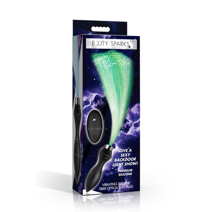 Vibrating Silicone Optical Fiber Butt Plug