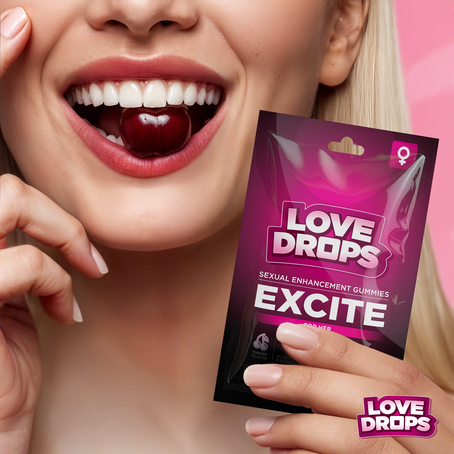 Sexual Enhancement Gummies For Her - Excite Pop Display 12ct