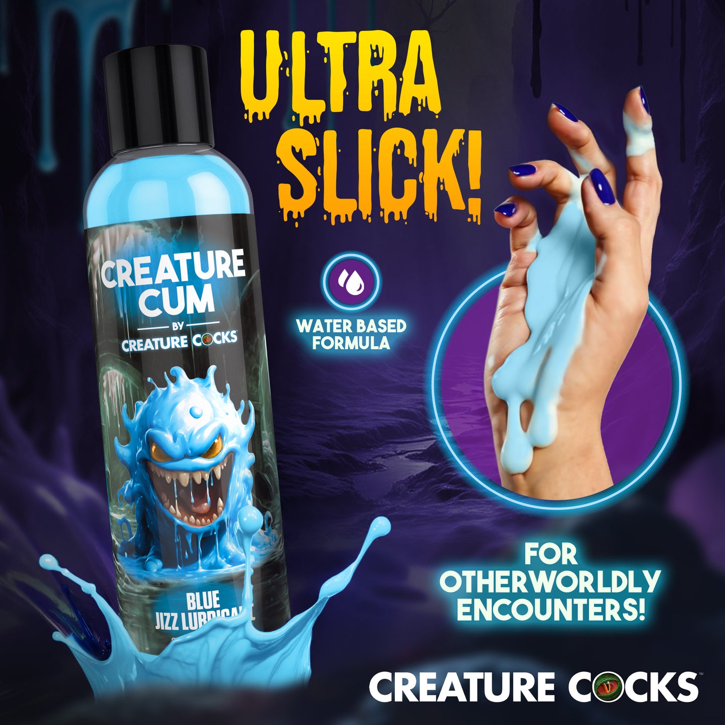 Creature Cum Blue Jizz Lubricant - 8oz