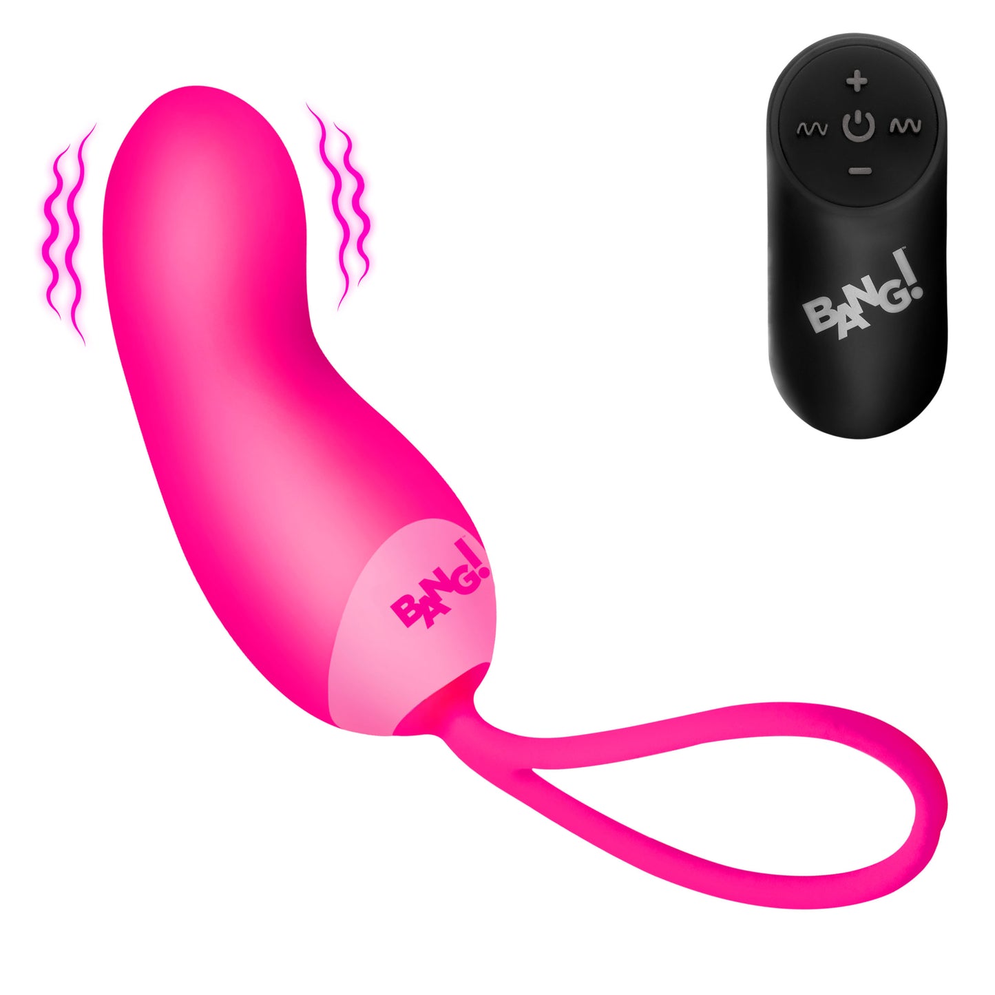 Silicone Mini Vibe W/ Remote - Pink