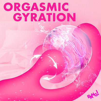 Gyro Rabbit Silicone Vibrator - Pink