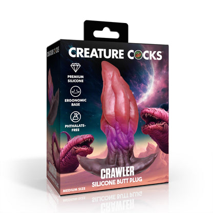 Crawler Silicone Butt Plug - Medium