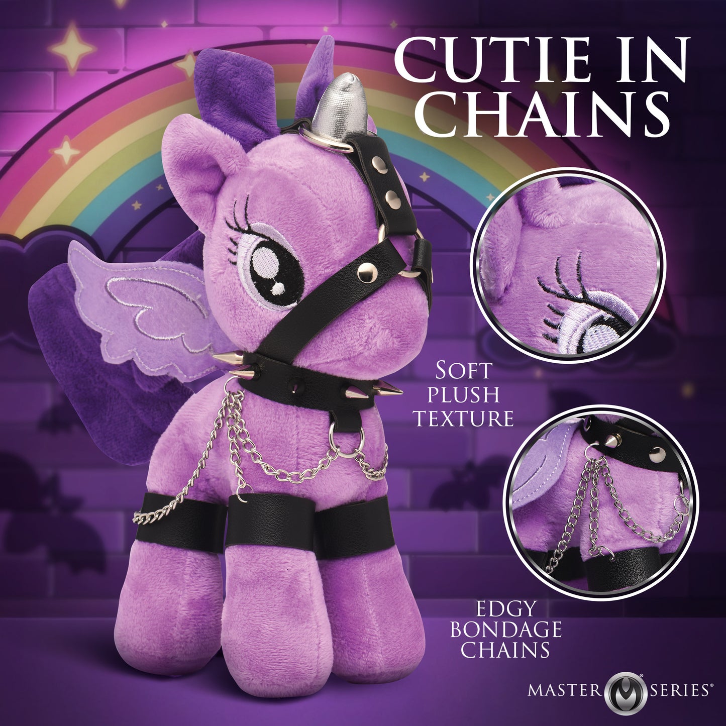 Raven Plum Bondage Pony