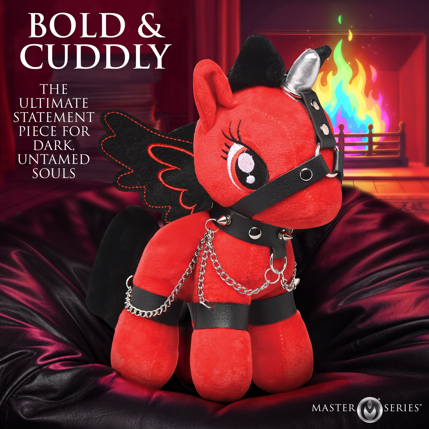 Scarlet Chainheart Bondage Pony