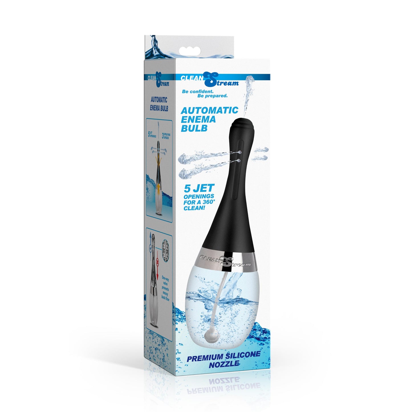 Automatic Enema Bulb With 5 Jet Premium Silicone Nozzle