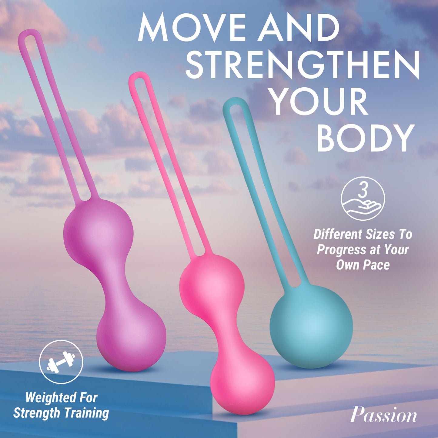 Silicone Weighted Kegel Ball Set