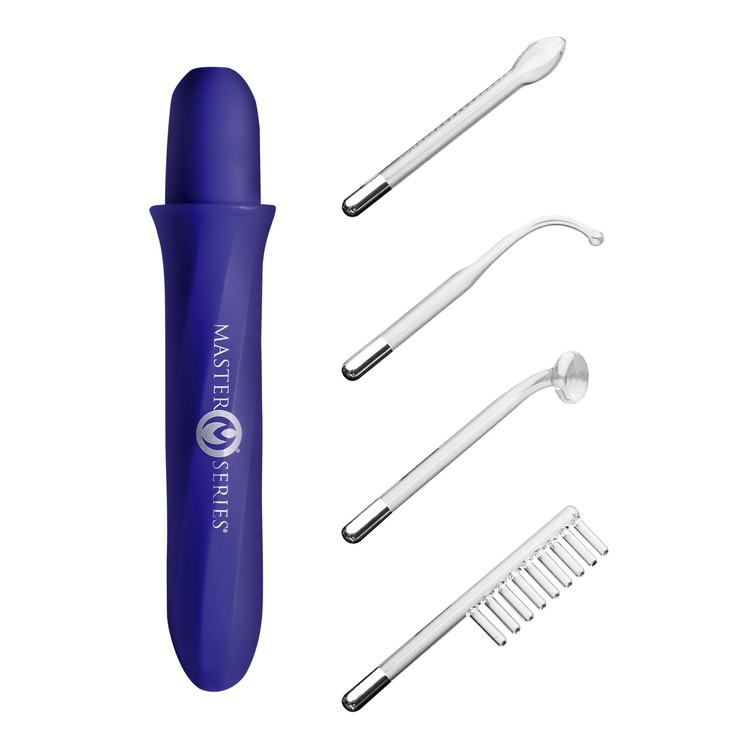 Elektrawand Rechargeable Violet Wand With Attachments - Purple