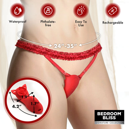 Textured Silicone Panty Vibe W/ Remote