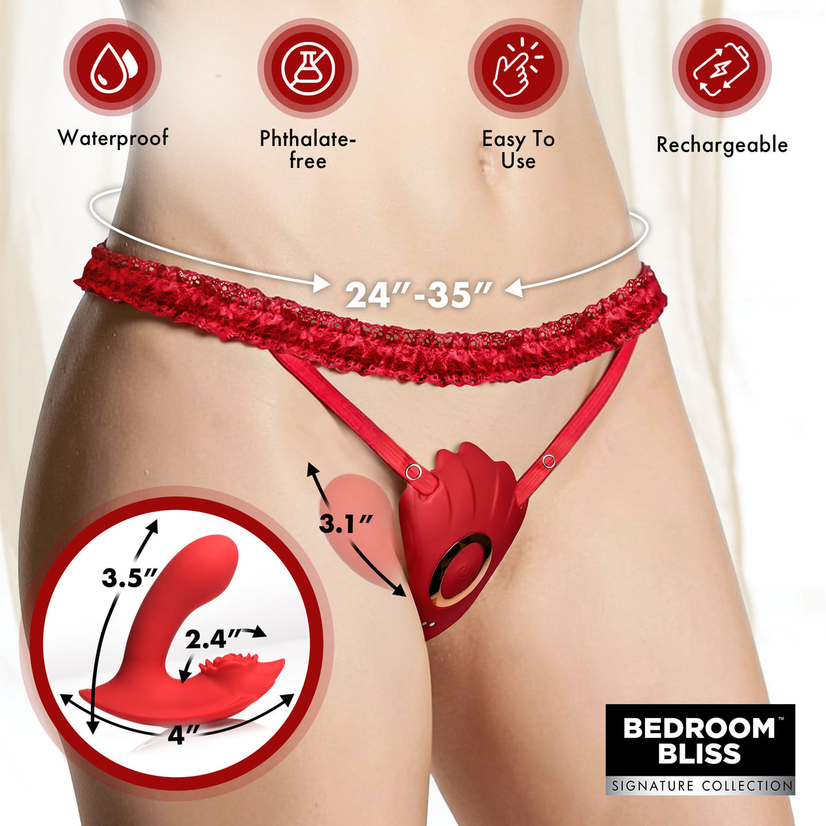 G-spot Silicone Panty Vibe W/ Remote