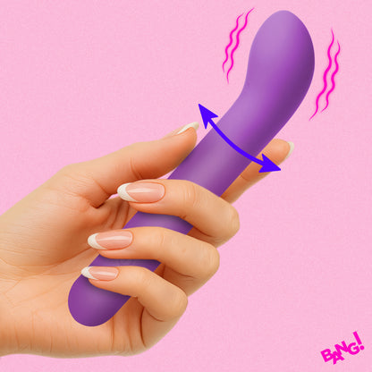 G-spot Flexible Silicone Vibrator - Purple