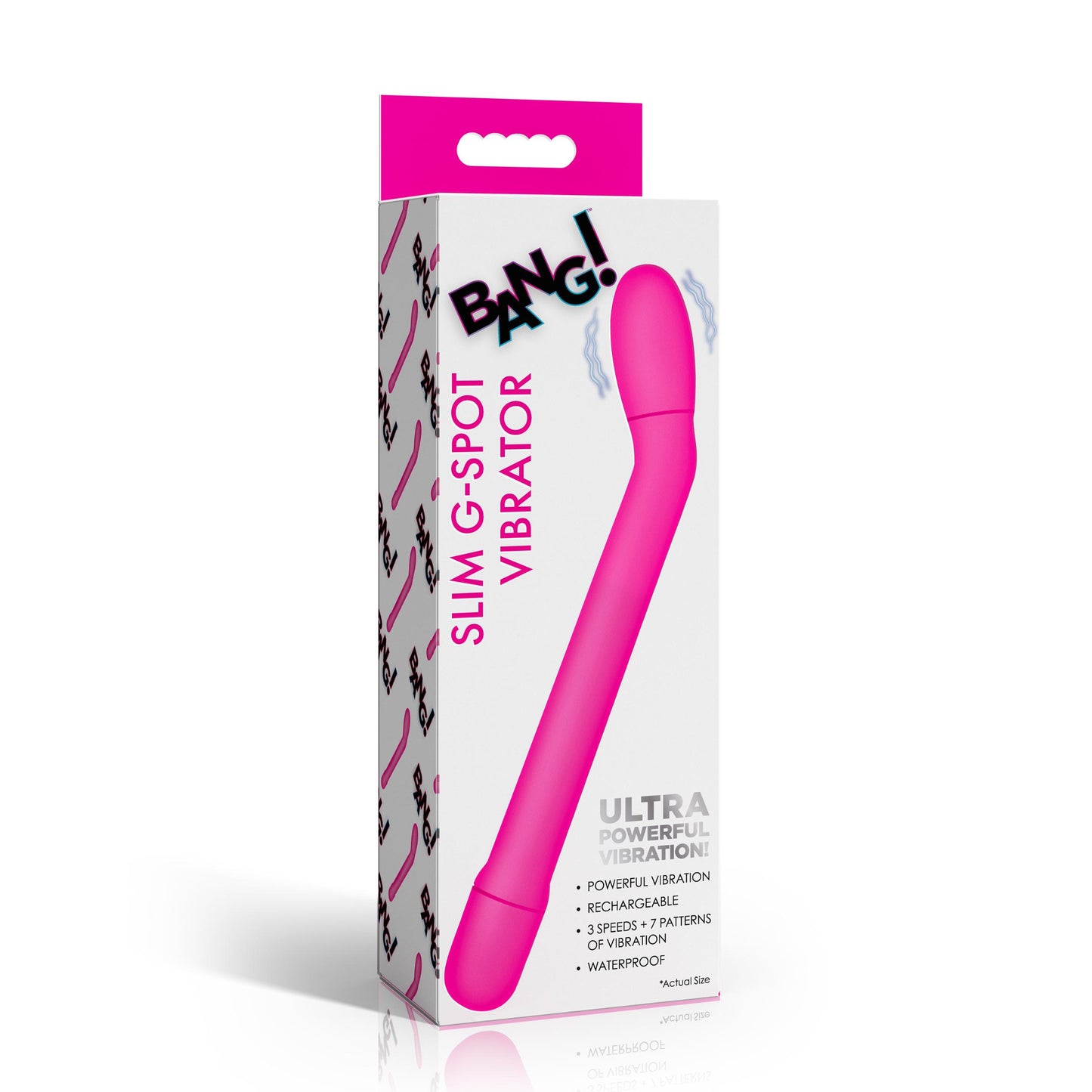 Slim G-spot Vibrator - Pink