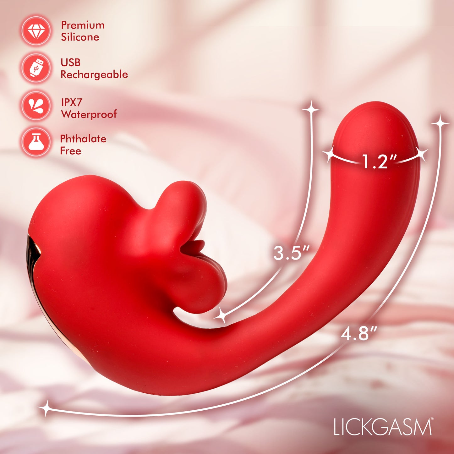 G-kiss Kissing G-spot Silicone Vibrator