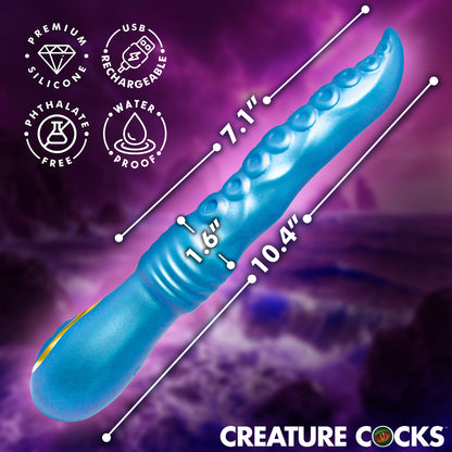 Tenta-squirm Squirming Silicone Vibrator