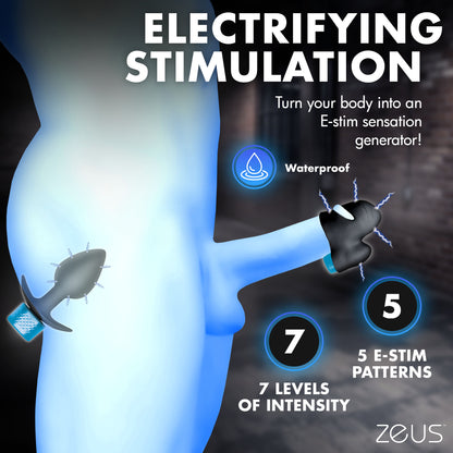 Anal Plug & Head Teaser E-stim Kit