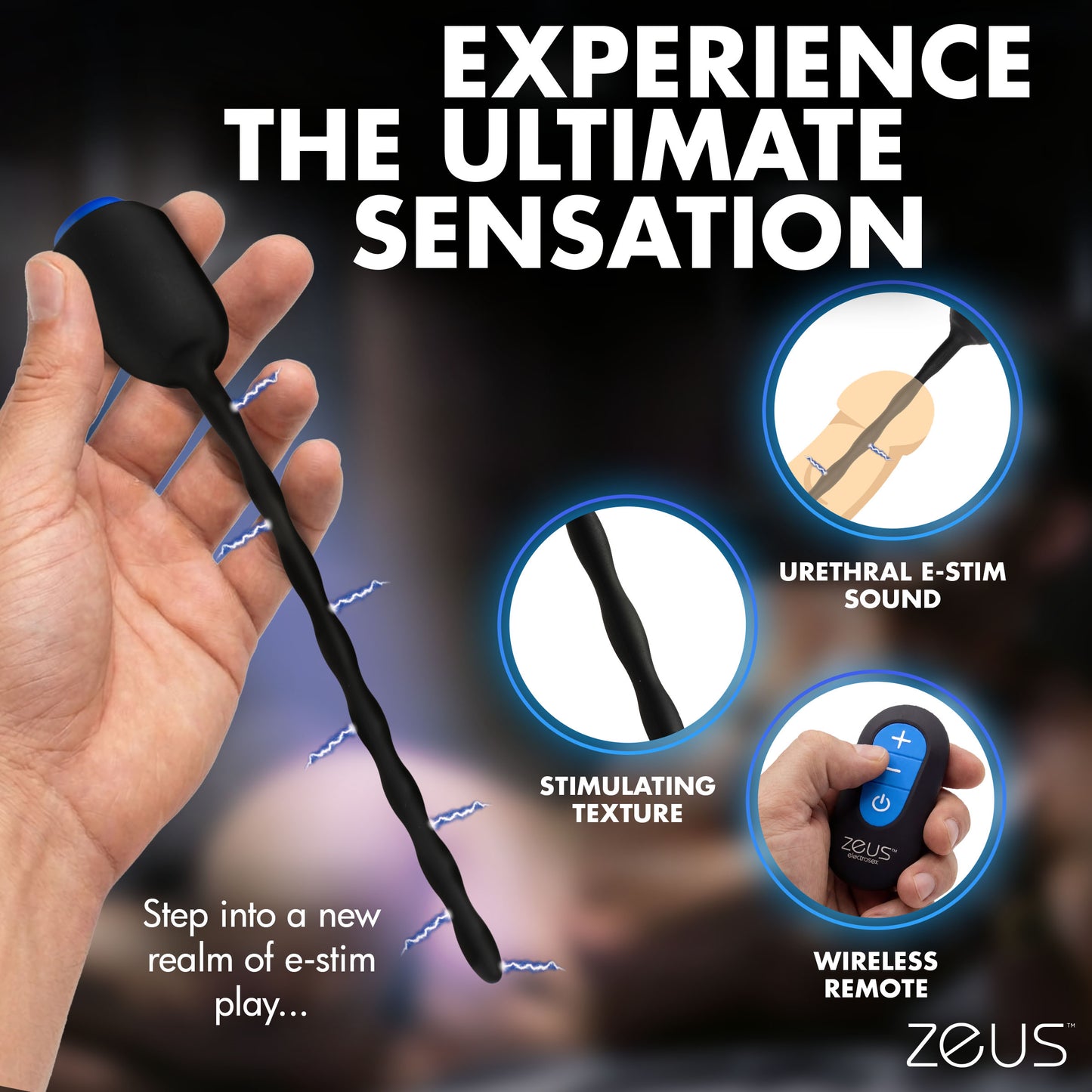 Inflatable Anal Plug & Urethral Sound E-stim Kit