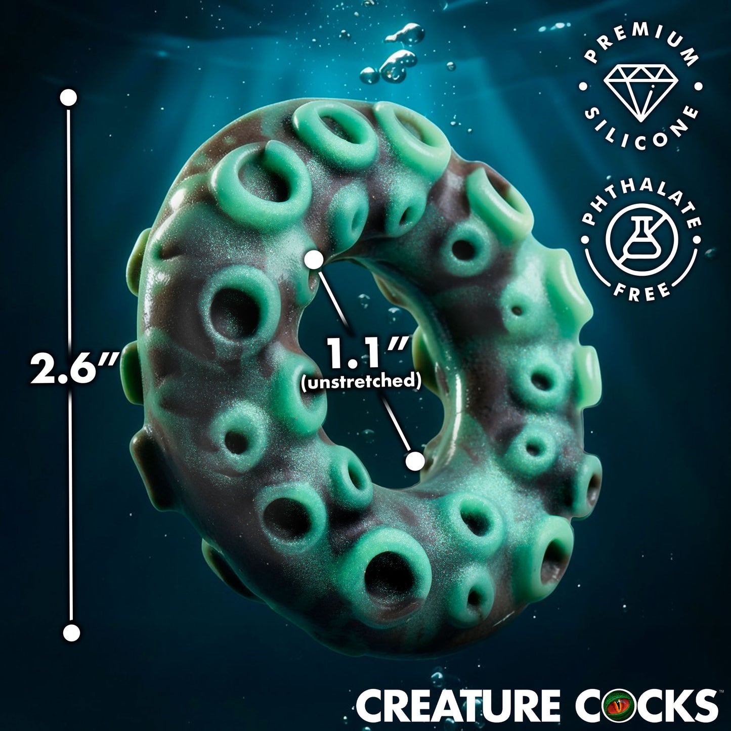 Octo-grip Silicone Cock Ring