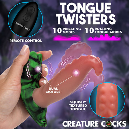 Tongue Twister Panty Vibe W/ Harness