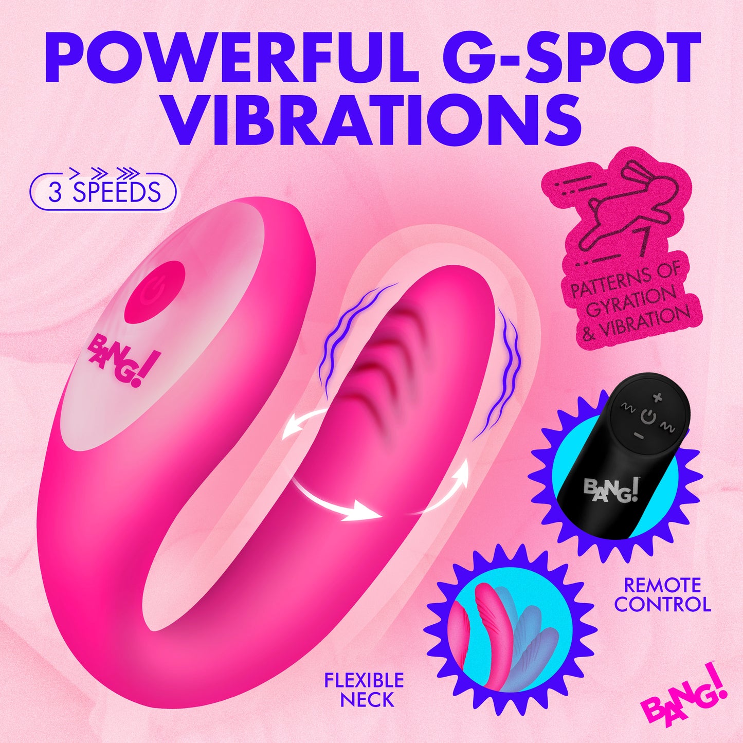 Gyrating G-spot Vibrator - Pink