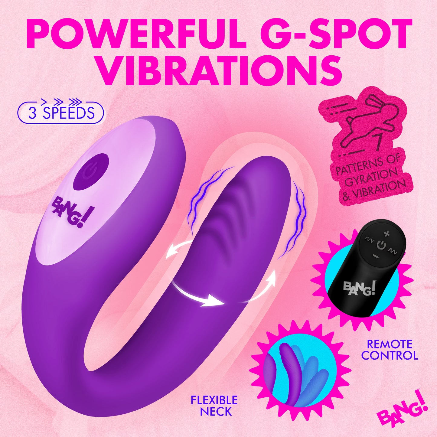 Gyrating G-spot Vibrator - Purple