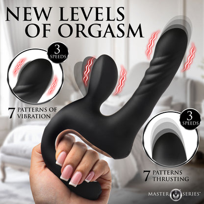 Thrust Pounder Thrusting Silicone Vibrator
