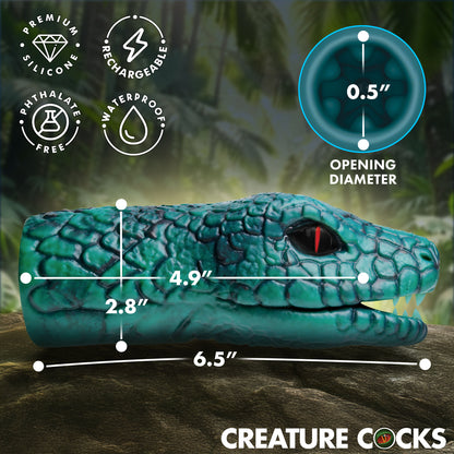 Python Vibrating Silicone Masturbator
