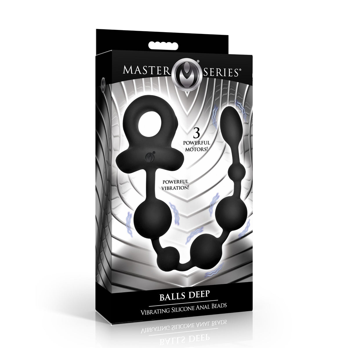 Balls Deep Vibrating Silicone Anal Beads