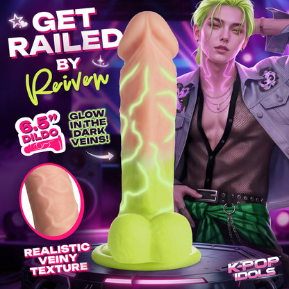 Reiven Silicone Dildo With Balls