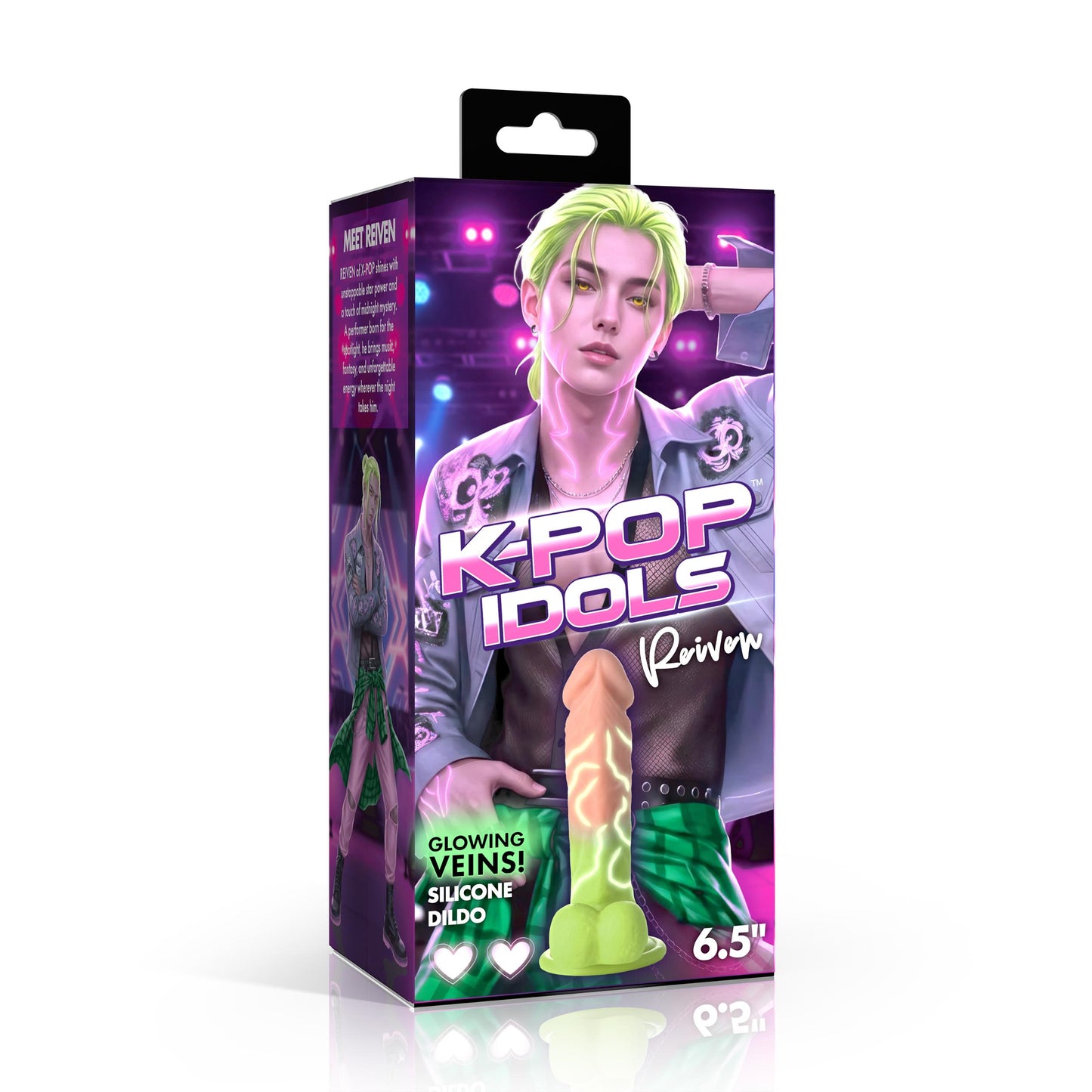 Reiven Silicone Dildo With Balls