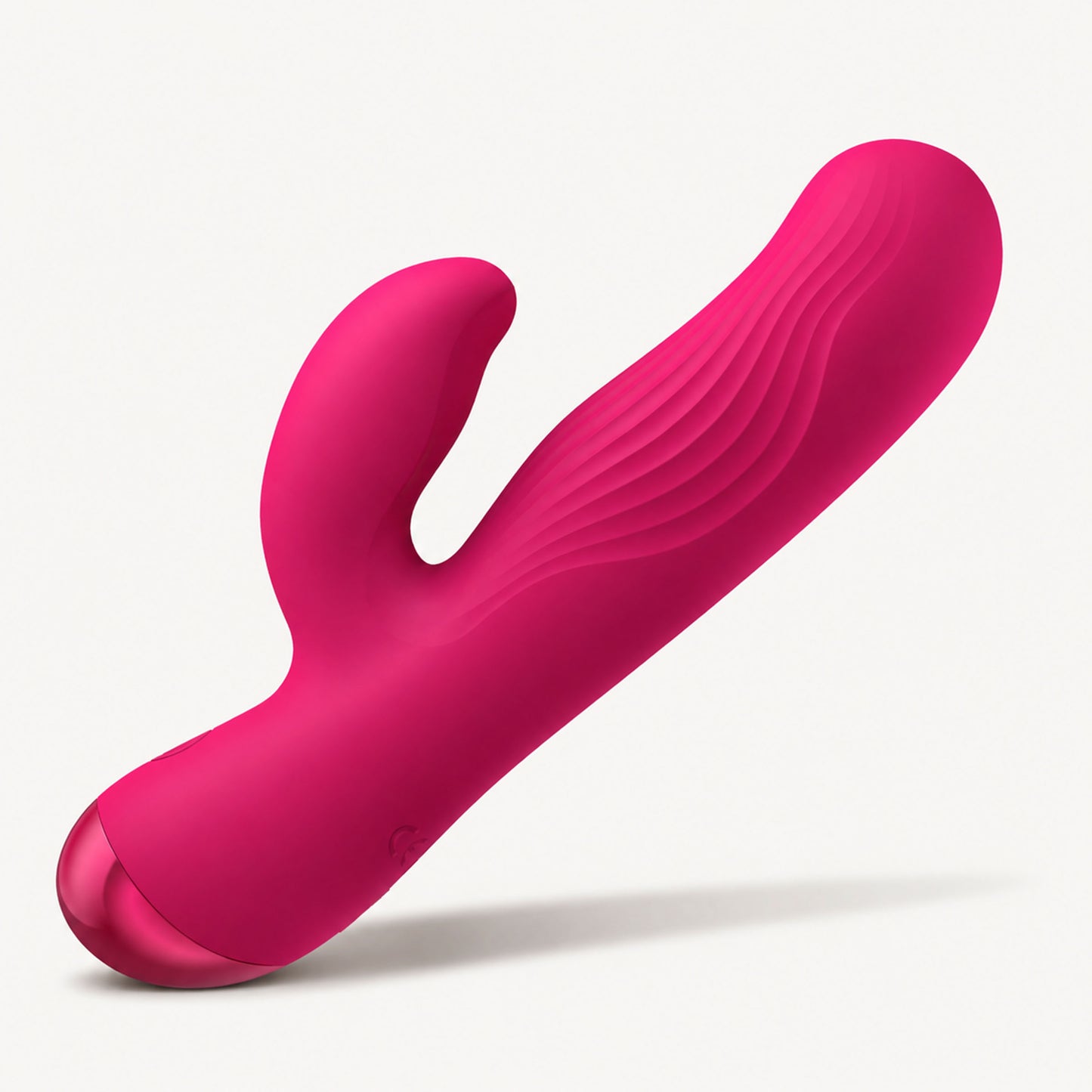 Flexible Ribbed Silicone Rabbit Vibrator