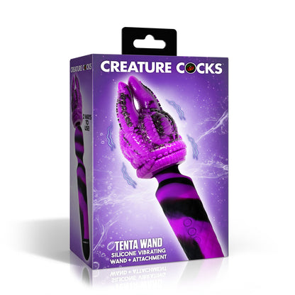 Tenta Wand Silicone Vibrating Wand + Attachment