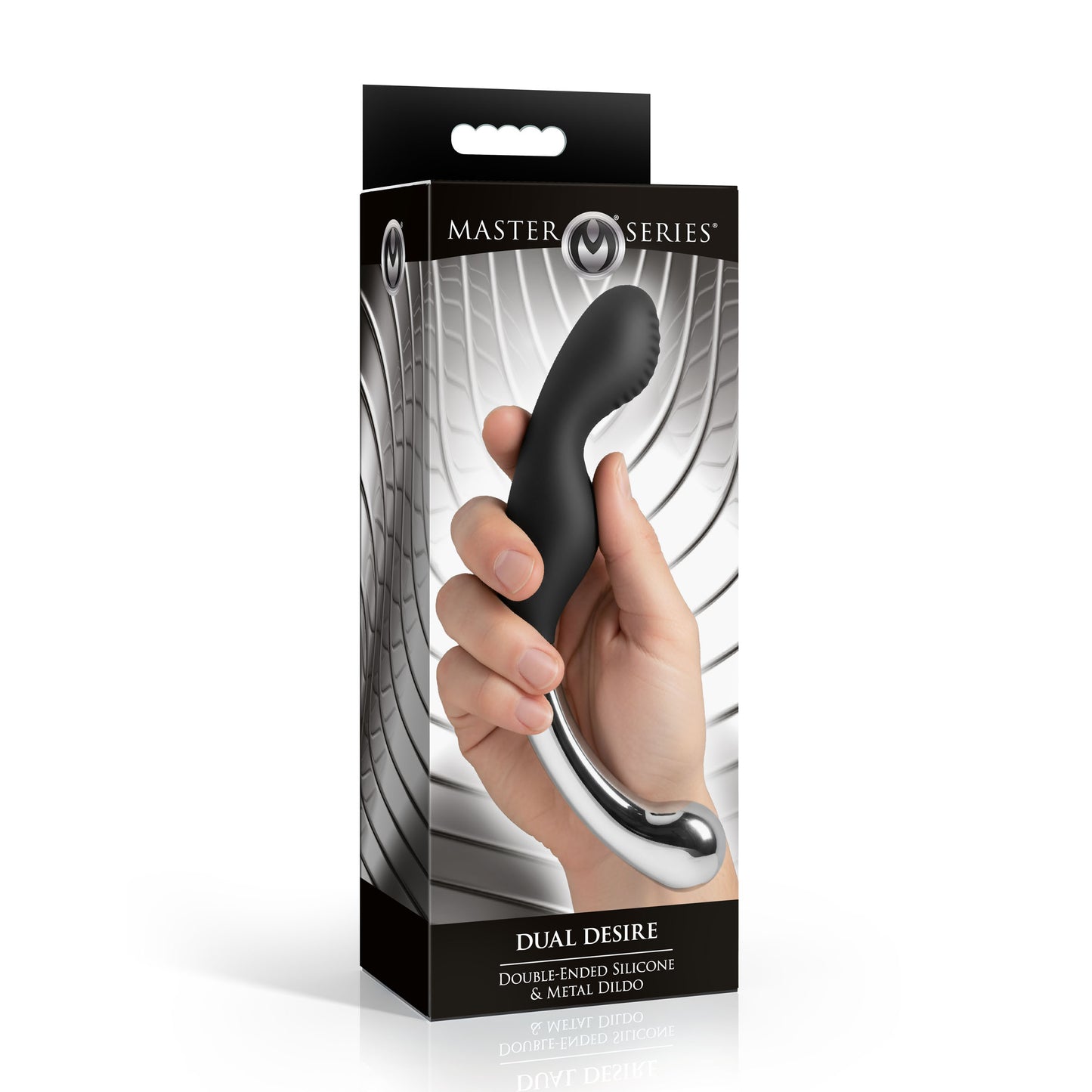 Dual Desire Dual-ended Silicone & Metal Dildo