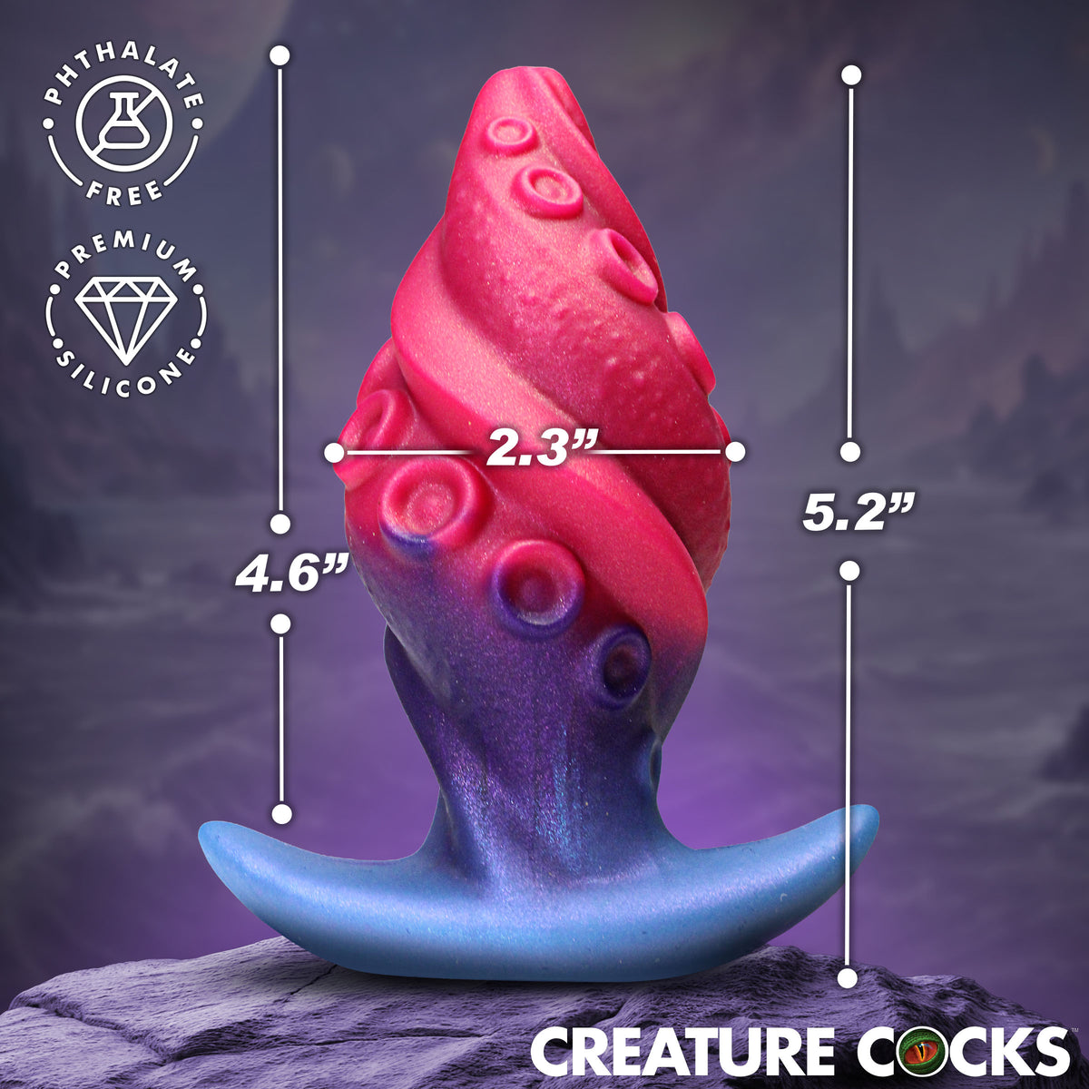 Tenta Plug Silicone Butt Plug