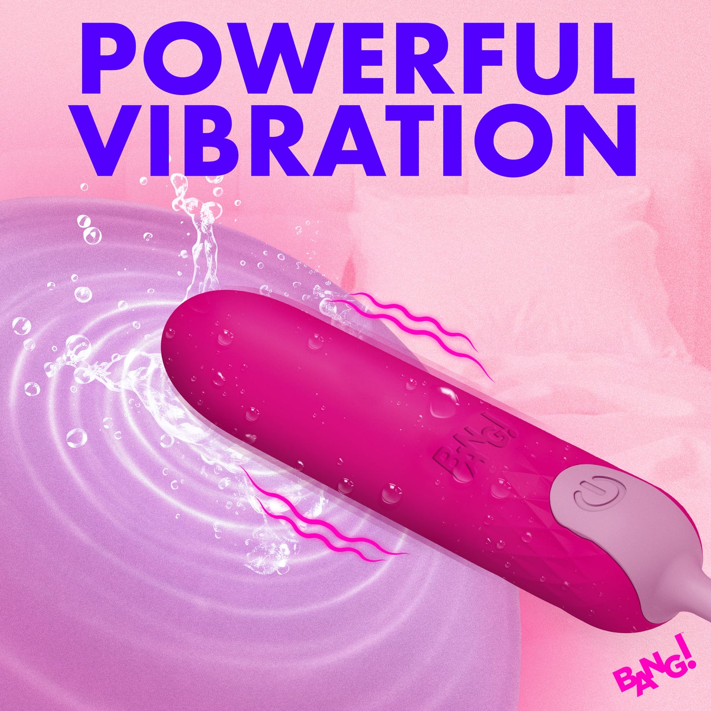 Silicone Bullet With Cord - Pink