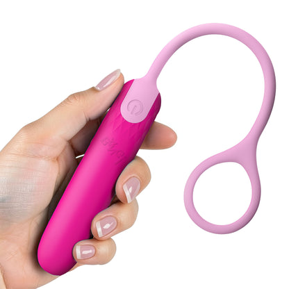 Silicone Bullet With Cord - Pink