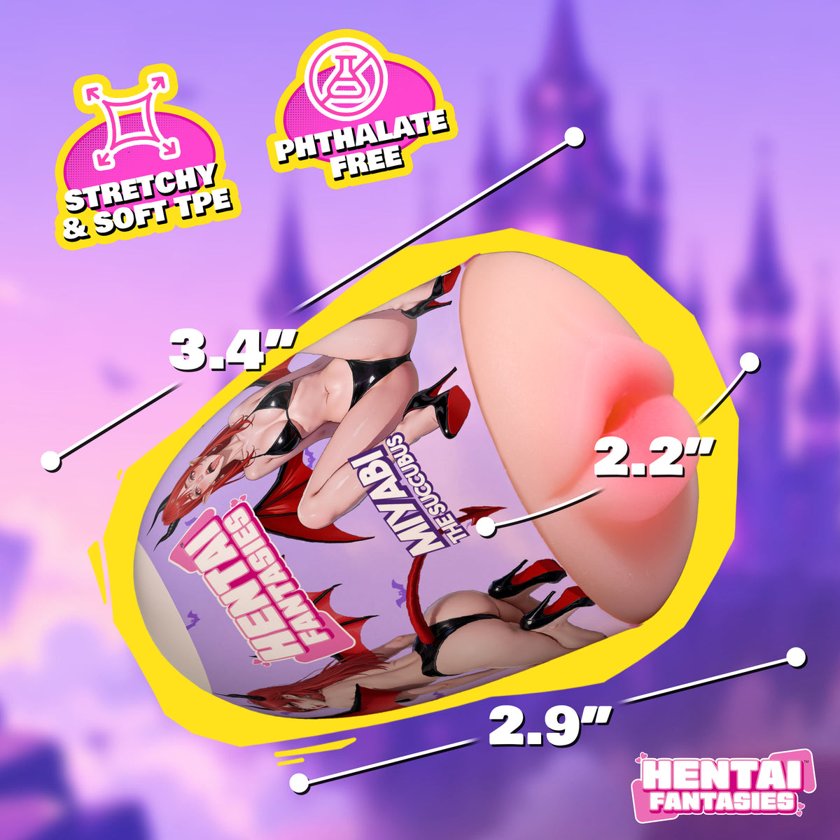 Miyabi The Succubus Mouth Egg Masturbator