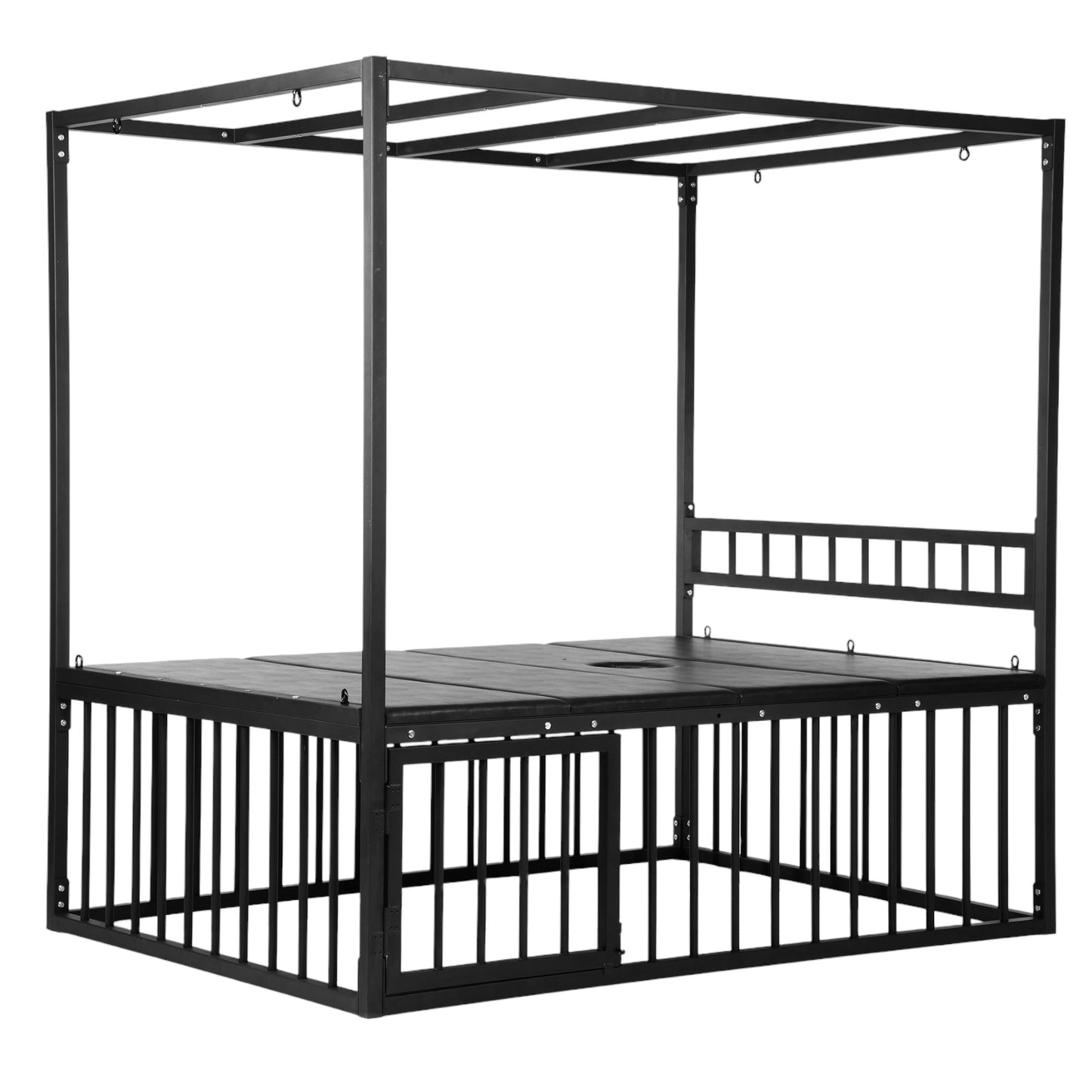 Bondage Bed With Cage
