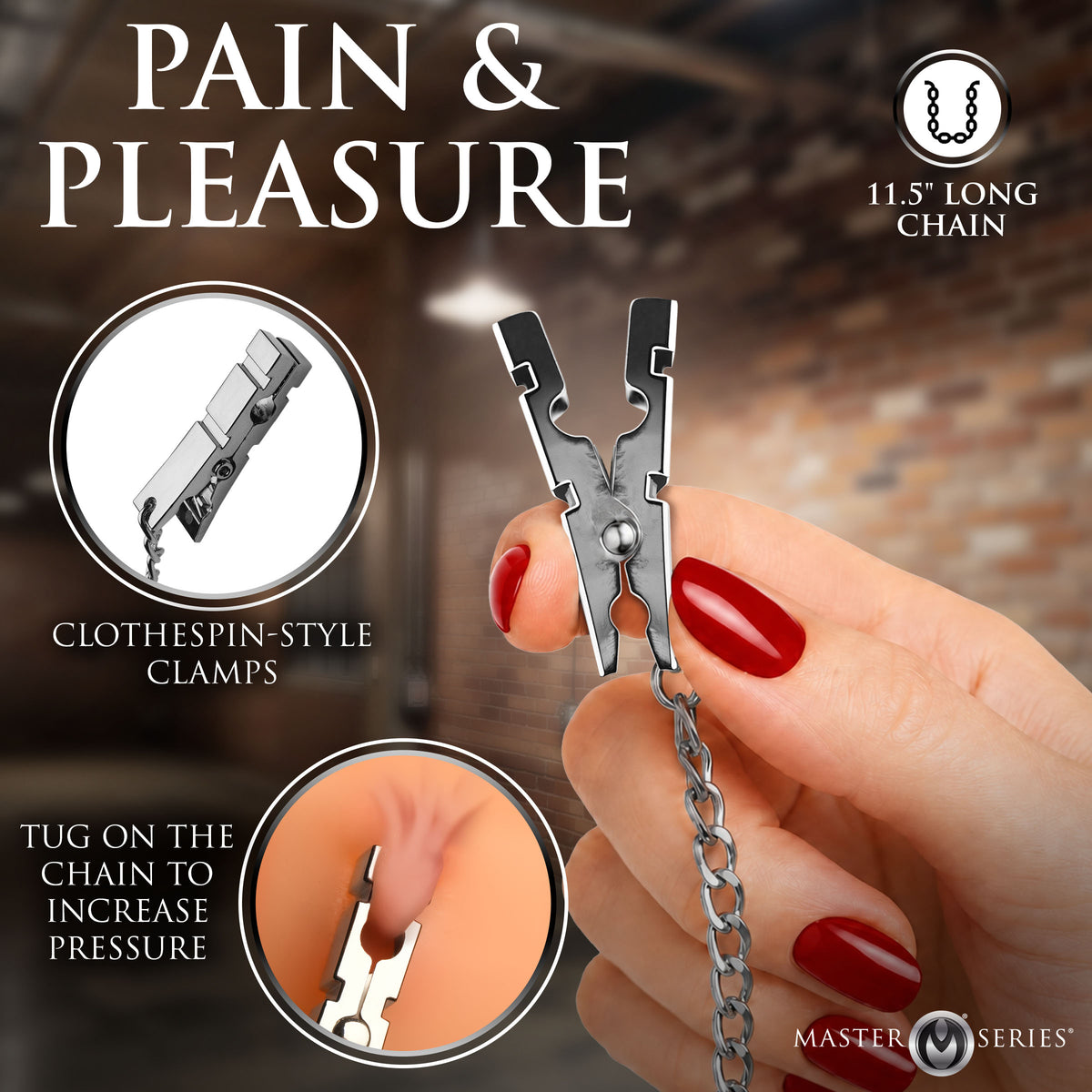 Naughty Pleasure Nipple Clamps