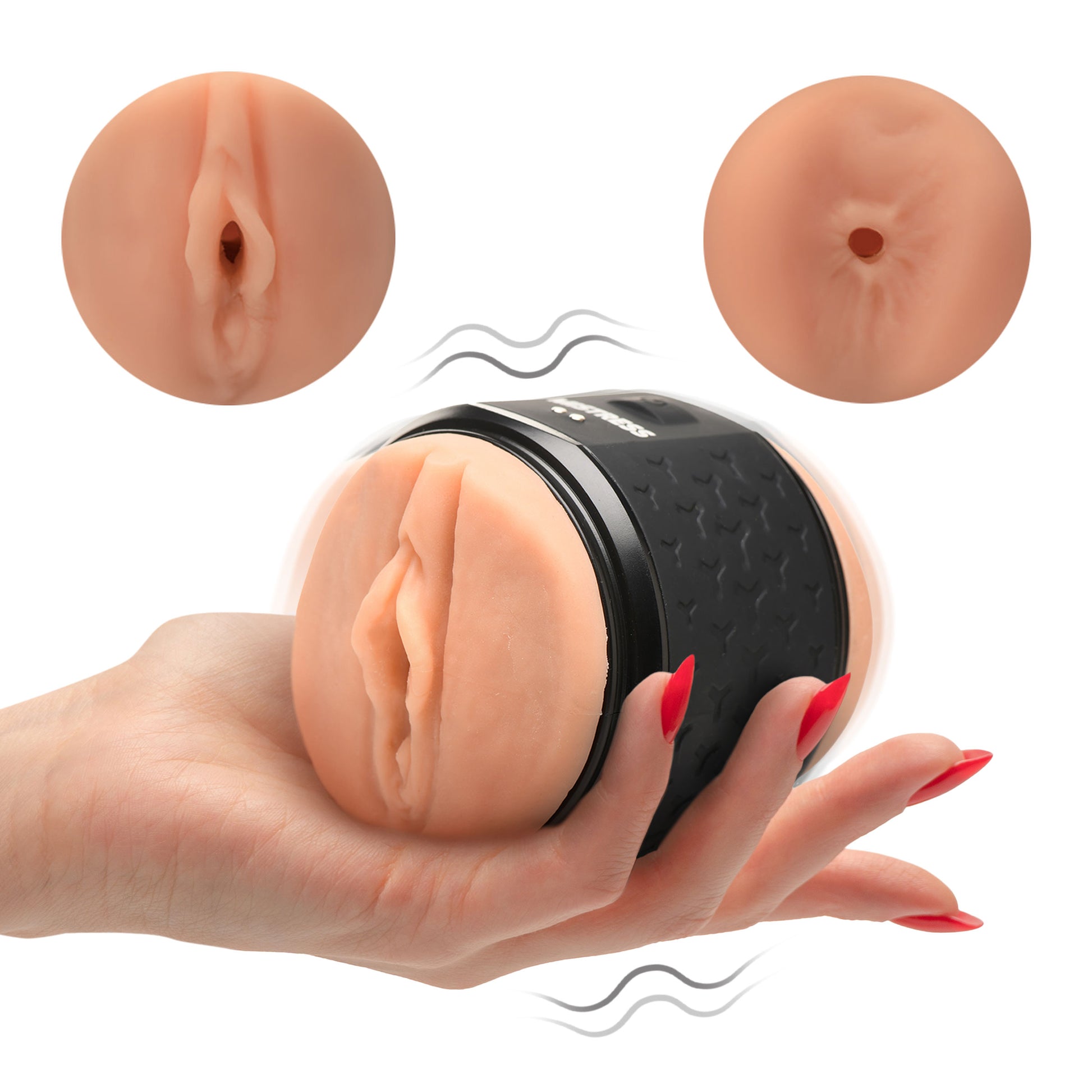 Vibrating Double Shot Mouth And Pussy Stroker MS - My Secret Sex Toy Delivery Vibrating Double Shot Mouth And Pussy Stroker MS - My Secret Sex Toy Delivery
